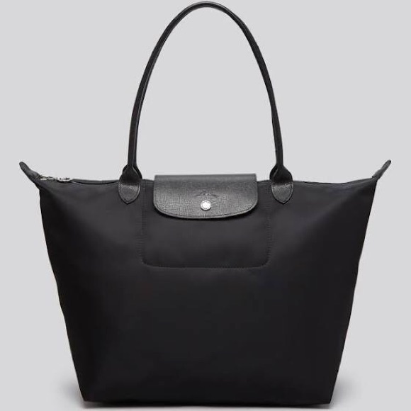 Longchamp Handbags - Le pliage neo large tote nylon black bag longchamp
